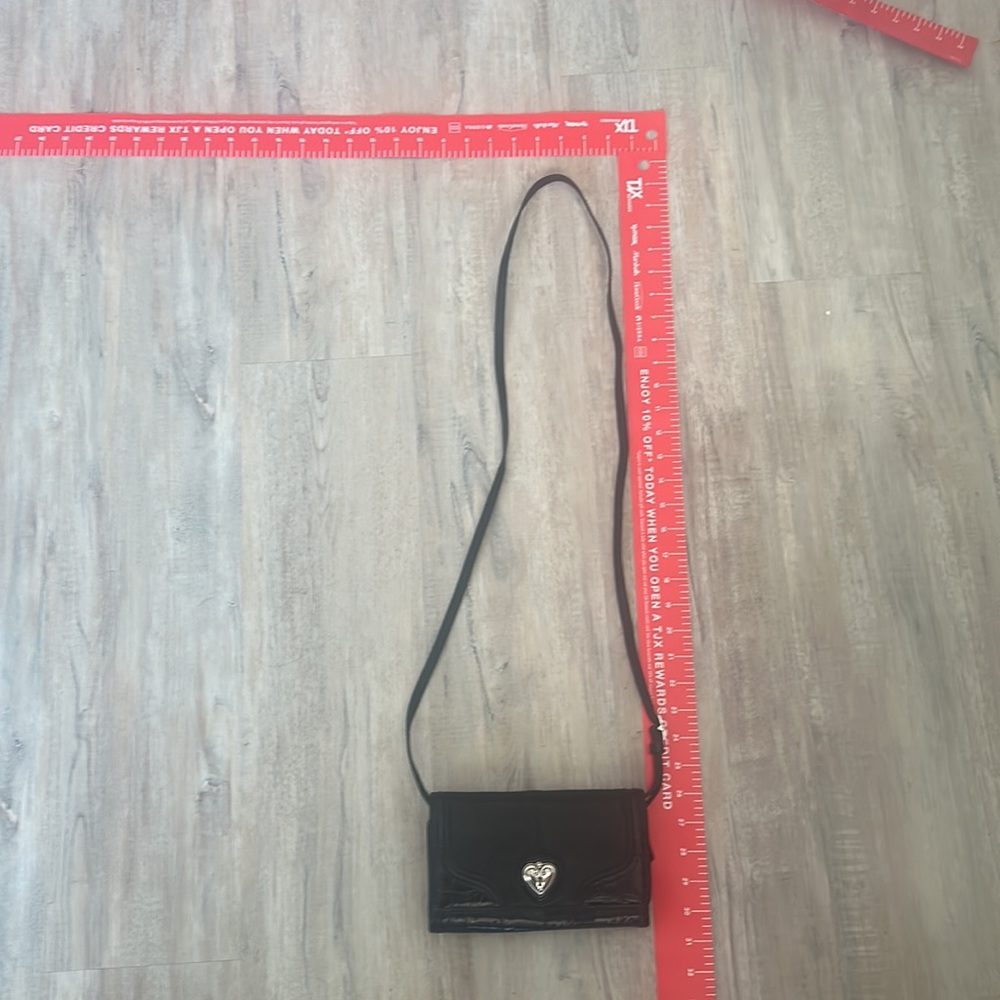 Black Brighton wallet purse crossbody. - Picture 2 of 12